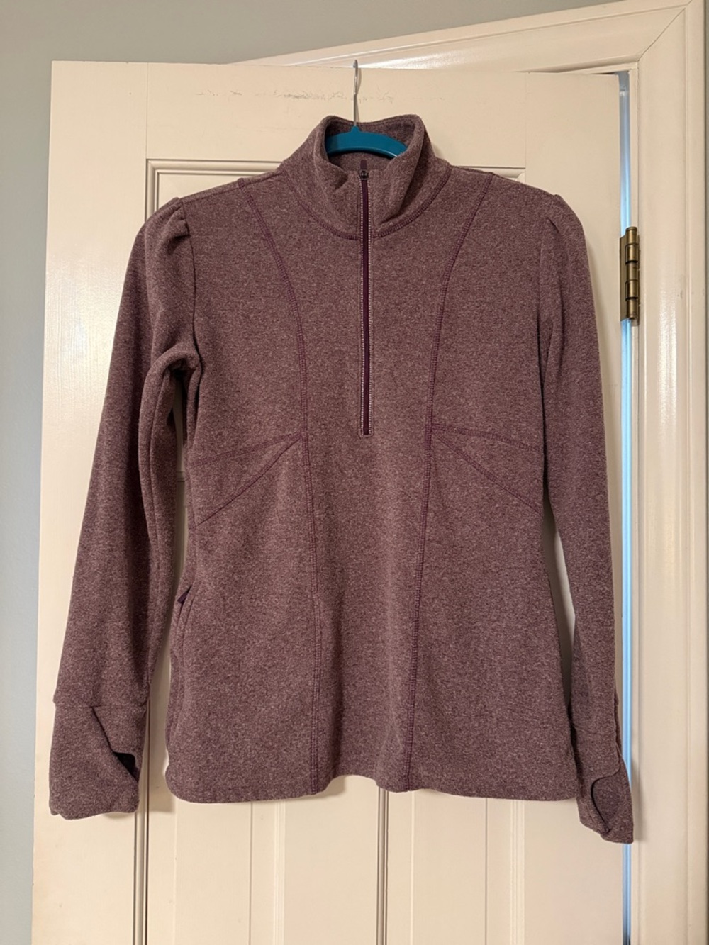 Athleta Half Zip Fleece Pullover Size Small